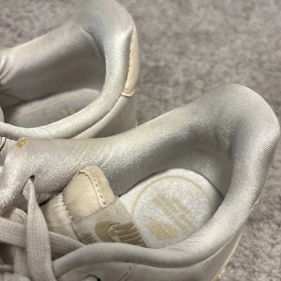 Nike WMNS Air Force 1 '07 Premium LX Cream and Gold Sneakers - Picture 3 of 10